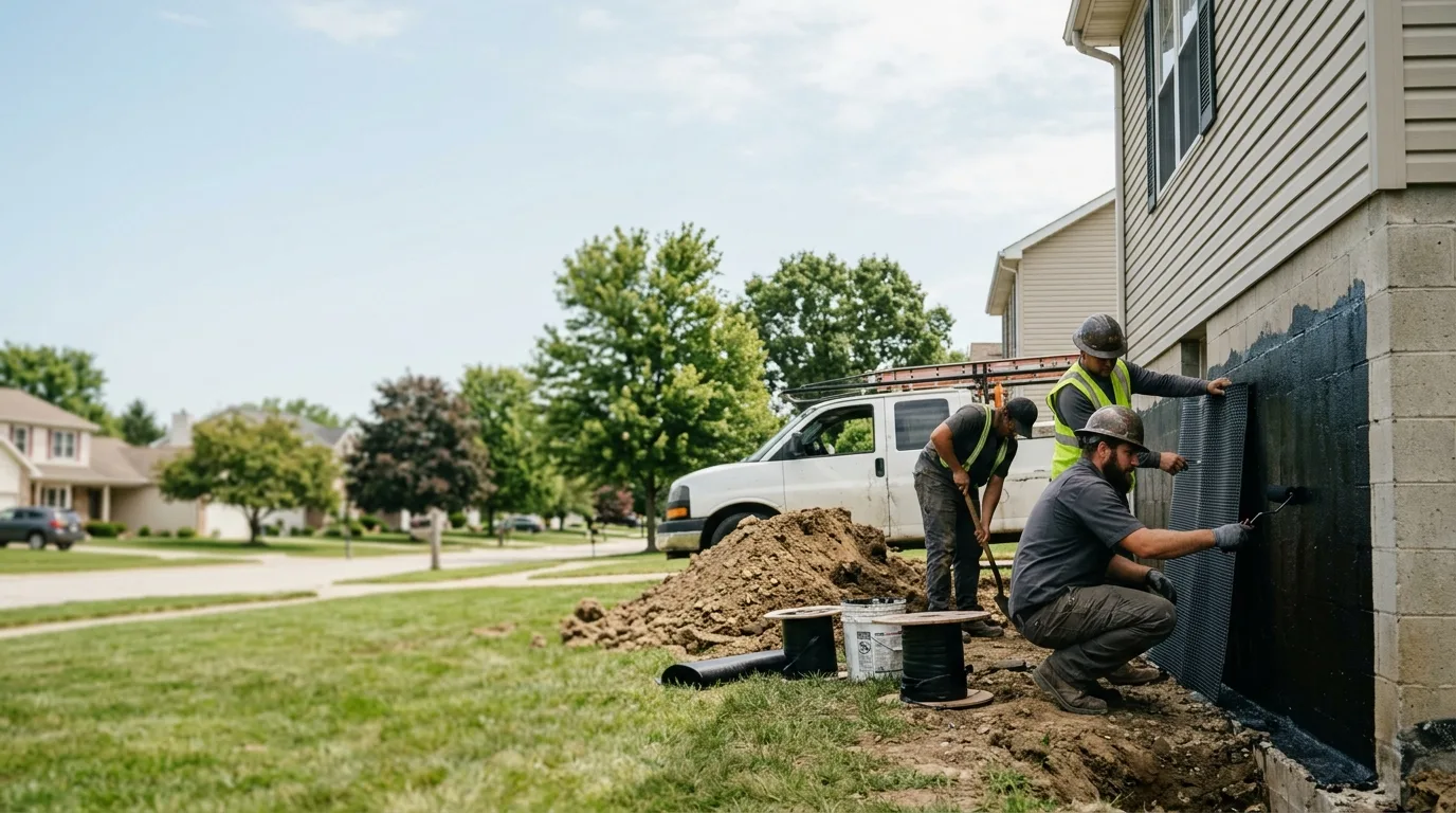 Basement Waterproofing in Sorento, IL near me